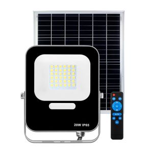 China Outdoor Solar Led Flood Light IP65 Waterproof High Mast All in One Road Lights on sale