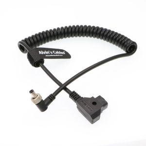 Atomos Monitor Coiled Power Cable Right Angle Locking DC