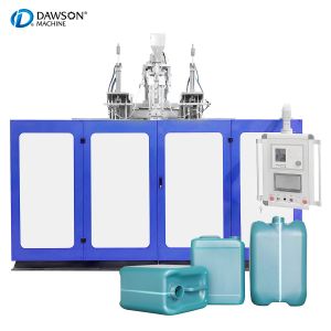 Cheap Full Automatic Double Die Head Plastic 5L 10L HDPE Jerrycan Extrusion Blow Molding Machine for sale