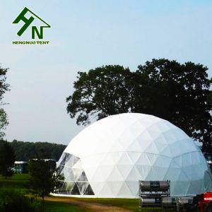 China Diameter 8m 10m Igloo Round Dome Tent With Bathroom And Kitchen Hard Structure on sale
