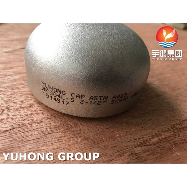 Quality ASTM A403 WP304L 1.4307 End Cap Stainless Steel Buttweld Fitting wholesale