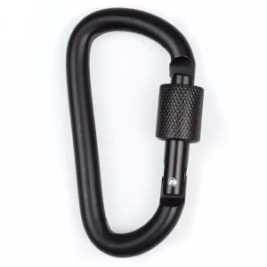8.00cm * 5.00cm * 1.00cm Package Size D Shape Aluminum Mini Keychain Carabiner
