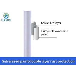 Split Solar Street Lamp Pole Splicing 3/4/5/6m For Outdoor Courtyard Landscape