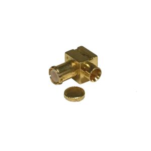 Antenna MCX Male Rf Right Angle Coaxial Connector AU Plated