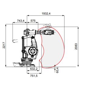 Robotic Arm IRB 6660 205kg 1.9m abb 920t eds file brands of robotic industries
