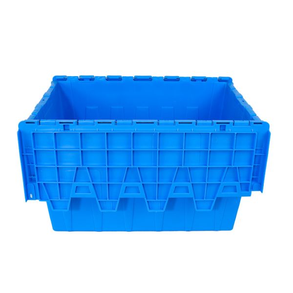 Quality Warehouse Distribution Container Stackable Plastic Moving Crate with Customized Color wholesale