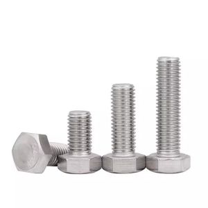 Hex bolts Custom stainless Steel Hexagon full or half Threaded metal bolts Hex