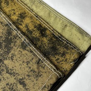 Mercerizing Patterned RFD Denim Cloth Fabric For Pants 320g