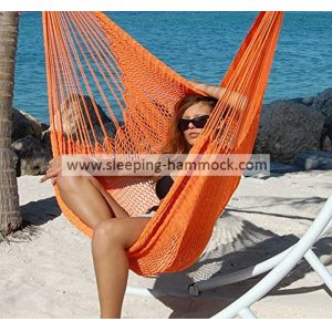 Comfortable Outdoor Large Caribbean Hammock Chair With Stand Fade Resistant