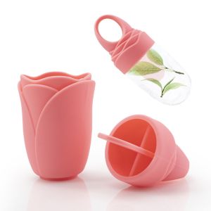 China Cold Therapy Ice Cup Molds Massage Tool Silicone Ice Cube for Puffiness / Pain Relief on sale