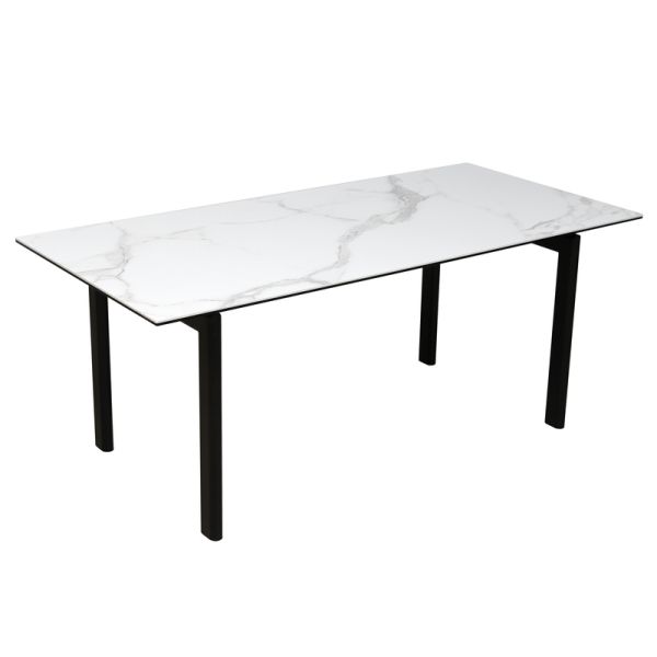 1800*850mm Knock-Down Fixed Top Dining Table With Ceramic Top DT-996-180