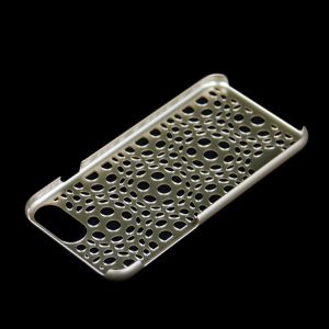 Ultra thin hollow pattern design PC cooling phone case Iron Metal Mobile Case