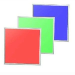 White & Silver RGBW LED Panel Light with IP44, 85-265V/100-277V AC, >80Ra CRI