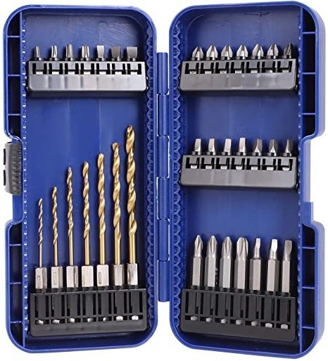 Quality Impact Screwdriver Bit Set with Titanium Drill Bits- Quick Release Twist Drill Bit Set with Tough Case,Impact Driver Bit wholesale