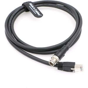 CCB-84901-2001-03 M12 8 Position X Code To RJ45 Ethernet Cable For Cognex In