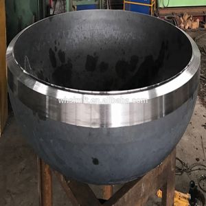 China Hot and Cold Pressing Technology Flat Dished Head with 10% Reduction Ratio for Industrial Applications on sale