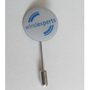 Cheap Pantone Nickel / Black Nickel / Copper Printing lapel pin badge for sale