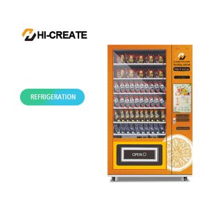 60 Spring Cargo Lane Unmanned Vending Machine Integrated with 22 Inch Screen