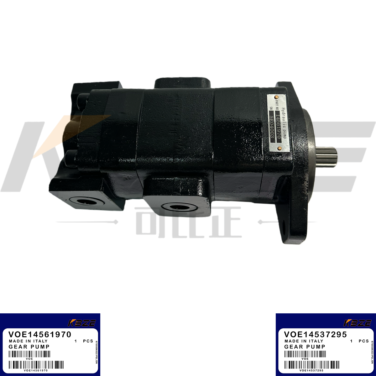 KBZE BRAND VOE14561970 VOE14537295 GEAR PUMP ASSY FITS FOR VOLVO EC460B EC460C EXCAVATOR