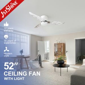 China 2- 1stshine Bedroom LED Ceiling Fan with Acrylic Blades and Remote Control Light on sale