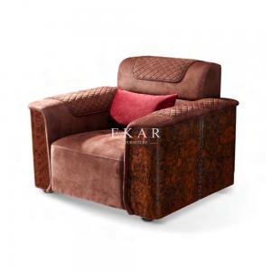 China Luxury Modern Design 7 Seater Nubuck Leather Sofa Set  W006SF1A on sale