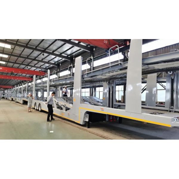 15T Loading Weight Single Axle Car Trailer for Auto Transportation/ Vehicle