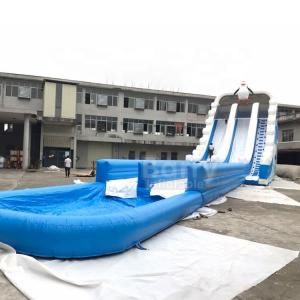 Cheap Custom Tarpaulin Outdoor Slip Inflatable Water Slides For Adult for sale