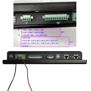 12" Optical Bonding 1024x768 Industrial Lcd Panel CANBUS Interface
