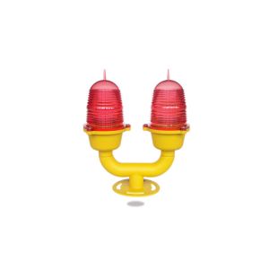 Flight LED Aviation Obstruction Light ICAO Aviation With Bird Deterrent Spike