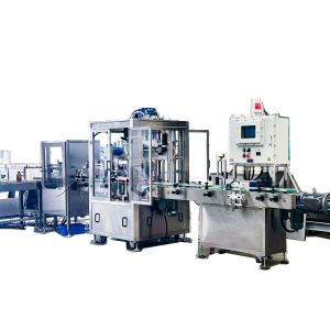 China 250-500ml Fully Automatic Small Bottle Filling Machine with SS304/SS316 Construction and 1000-2000 BPH Speed on sale