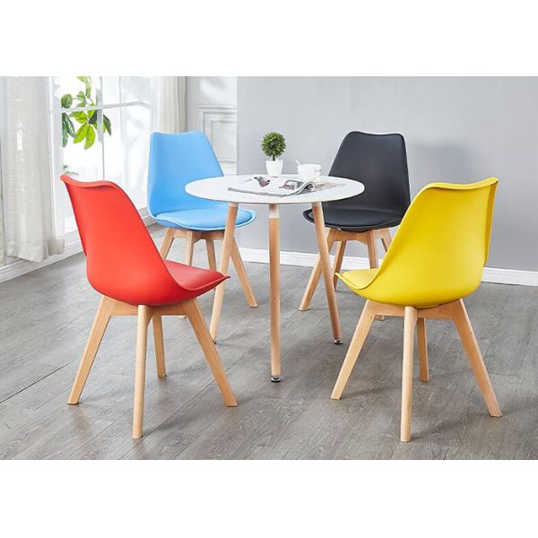 Refined Double Stitching For Durable Beech Leg Chairs