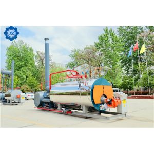 Cheap Industrial 2ton 150hp Mobile Type Diesel Oil Fired Horizontal Steam Boiler For Greenhouse Mushroom Sterilizer for sale