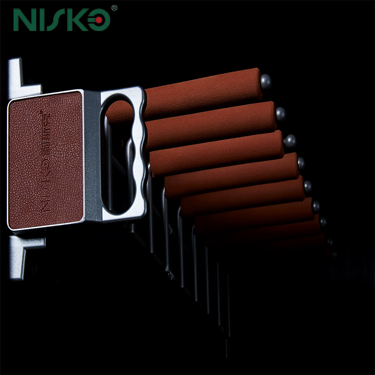 Pull out Soft-closing Side Mounted Closet Ties Rack