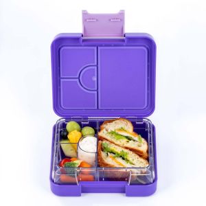 19*17*5cm Tritan Plastic Bento Lunch Box Leak-Proof and Eco-Friendly Material