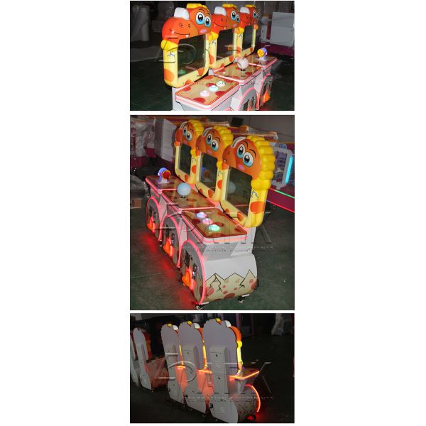 Small Dinosaur Kids Redemption Capsule Toy Game Machine For Shopping Center