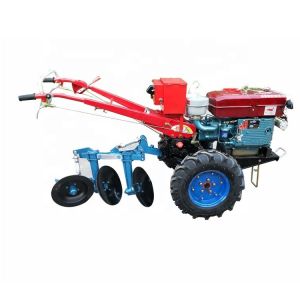 hand walking tractor with rotary tiller for farm usage