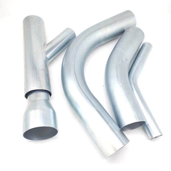 Slim 80mm Quick Connect Clamp Galvanised Clip Duct Fittings For Particle Conveying