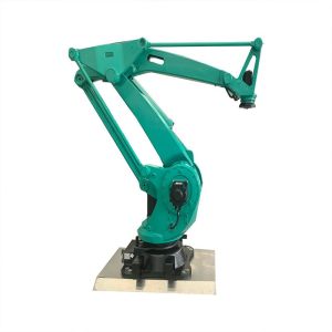 Mechanical Robotic Picking Arm 380V Case Palletizing Robot Green