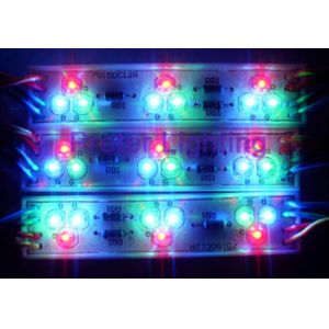 High brightness RGB / 12VDC / 0.72W SMD LED Module in 9 LEDs Ce & RoHs approval