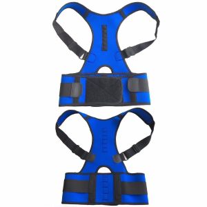 Adjustable body posture corrector with magnets back support belt S-XXL size
