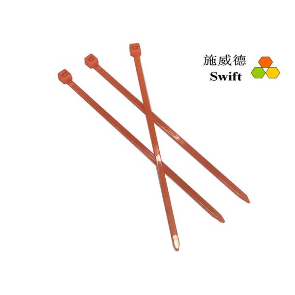 Quality Orange Self Locking 100mm Nylon UL94V2 Bulk Cable Ties wholesale