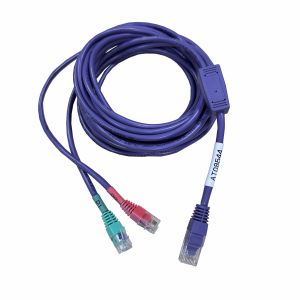 China Crystal Head Network Patch Cable 3000mm One General Two Branching Wire Harness 081 on sale