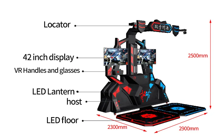 Local VR Gaming Console Suppliers for Entertainment Places 50Hz/60Hz Power