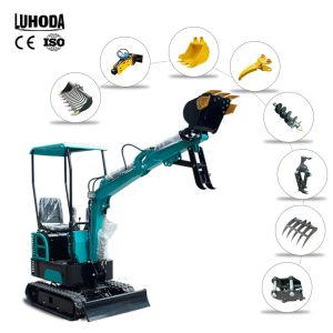 Chinese Earth Moving Machinery Towable Escavatore1ton 2ton 3ton Mini Excavator