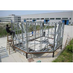 Prefab Homes In Light Gauge Steel Framing System With Fiber Cement Board