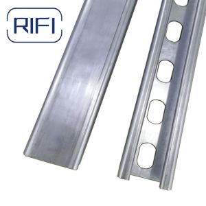20ft Length Strut Channel And Fittings with Thickness 0.8mm-3mm for Wall Mount
