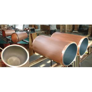 Cheap Ceramic Coating Copper Mould Tube For CCM Parabolic Taper Square Type High Withdrawal Speed for sale