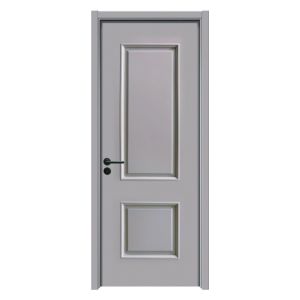Cheap Eco-Friendly and Durable Painting WPC Door Made with Wood Powder and Biodegradable Polymers for sale