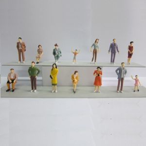 1:30 color figures,model figures,scale figures,plastic model people,painted ABS figures