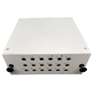 Cheap 18 Port ST Indoor Terminal Box Single Mode Simplex Optical Fiber Distribution Frame for sale